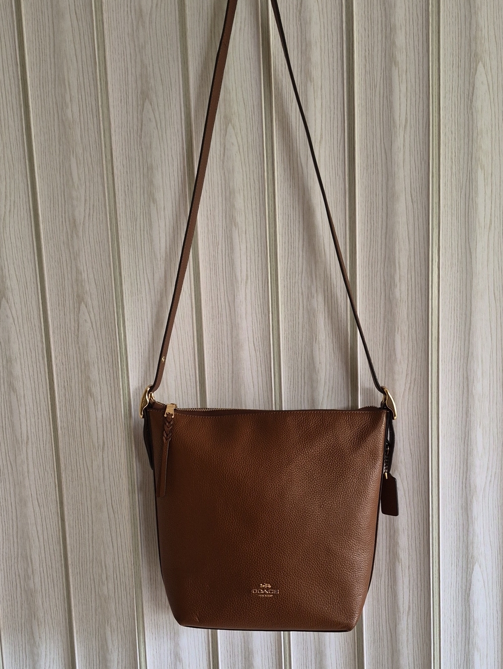 Coach Brown Val Duffle Crossbody